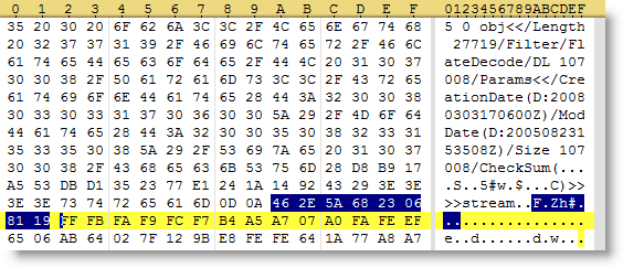 The Case of the Corrupted Stream Object | Didier Stevens