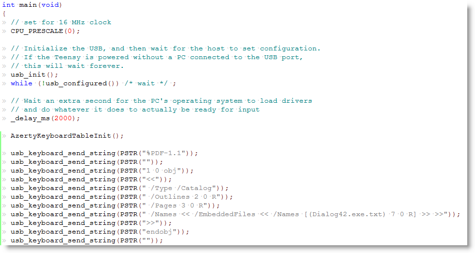 Teensy PDF Dropper Part 2 | Didier Stevens