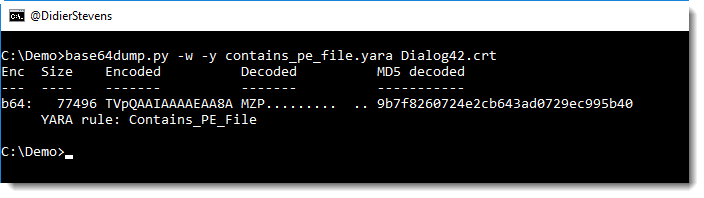 Quickpost: Decoding Certutil Encoded Files | Didier Stevens
