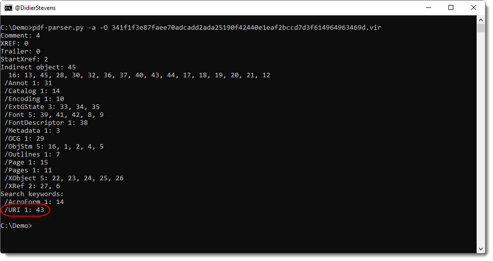 Analyzing a Phishing PDF with /ObjStm | Didier Stevens