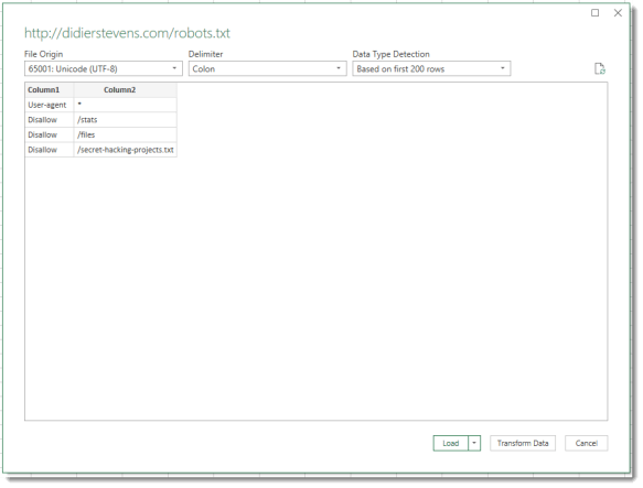 Quickpost: User-Agent: Microsoft Office Excel 2014 | Didier Stevens